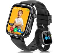 Montre Connectée Enfant Gps, 4G Montre Intelligente Avec Carte Sim/Sos/Mode ppels Vidéo/Chat Vocal/Téléphone/Podomèt[CS242]