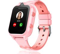 Montre Connectée Enfant Gps 4g Montre Intelligenteavec Appel Enfant Wlan Appel Vidéo Sos Mode Classe Notification De Vibration Preuve De L'eau (Rose)[H910]