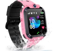 Montre Connectée Enfant Gps, Ip68 Montre Connectée Enfant Garçons Filles Gps Et Téléphone, Appel, Vidéo, Mode Classe, Sos, Jeux, Réveil, Montre Intelligente Enfants Cadeau Pour 4-12 Ans(Bleu)