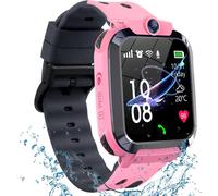Montre Connectée Enfant Gps, Ip68 Montre Connectée Enfant Garçons Filles Gps Et Téléphone, Appel, Vidéo, Mode Classe, Sos, Jeux, Réveil, Montre Intelligente Enfants Cadeau Pour 4-12 Ans(Bleu)