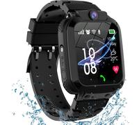 Montre Connectée Enfant Gps, Ip68 Montre Connectée Enfant Garçons Filles Gps Et Téléphone, Appel, Vidéo, Mode Classe, Sos, Jeux, Réveil, Montre Intelligente Enfants Cadeau Pour 4-12 Ans(Bleu)