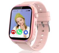 Montre Connectée Enfant GPS, IP68 Montre Enfants Garcon avec GPS+WiFi Localisation, Chat Vidéo/Vocal, Appel SOS, 10 Contacts, Mode Classe, Réveil, Jeux, Smartwatch Enfant Cadeau d'anniversaire de Noël