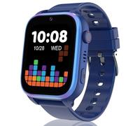 Montre Connectée Enfant GPS, Montre Intelligente Enfant avec 4G Appel, SOS, Chat Vidéo, Mode Classe, Réveil, Calendrier, Verrouillage Mot Passe, IP68 Montre GPS Enfants Cadeau d'anniversaire de Noël