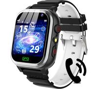 Montre Connectée Enfant, Montre Enfant Fille Garçon Avec Téléphone Sos Pedometer Jeux Réveil Musique Caméra Calendrier Calculatrice, Montre Enfant Smartwatch Cadeaux Garçons Et Fil[MON8300911]