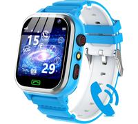 Montre Connectée Enfant, Montre Enfant Fille Garçon Avec Téléphone Sos Pedometer Jeux Réveil Musique Caméra Calendrier Calculatrice, Montre Enfant Smartwatch Cadeaux Garçons Et Fil[MON8300910]