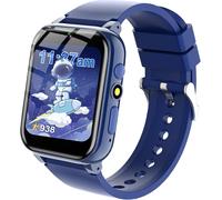 Montre Connectée Enfant, Montre Enfant Fille Garçon, Réveil 26 Jeux Carte D'apprentis Livre Audio Appareil Photo Musique Calculatrice Calendrier Torche Podomètre[L713]