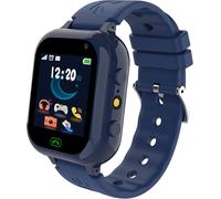 Montre Connectée Enfant, Montre Telephone Avec Sim Appel Sms 25 Jeux Sos Caméra Musique Mp3 Réveil Podomètre Hd Écran Tactile, Montre Intelligente Enfants Cadeaux Pour Filles Garçons