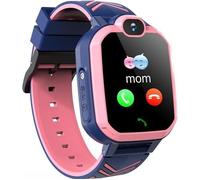 Montre Connectée Enfant R7 Rose Étanche Caméra HD SOS Appel Tracker GPS De Localisation Recherche