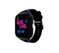 GPS SaveFamily Montre connectée pour enfant Iconic Plus 2 – GPS, Appels, Vidéo, IA, SOS – Noir
