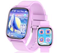 Montre Connectée Enfant - Smartwatch pour Garçons et Filles avec 19 Modes d'Entraînement, Suivi du Sommeil, Compteur de Calories, 14+ Jeux Éducatifs - Idée Cadeau pour Enfants 4 Ans et Plus (Purple)
