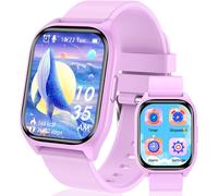 Montre Connectée Enfant - Smartwatch Pour Garçons Et Filles Avec 19 Modes D'entraînement, Suivi Du Sommeil, Compteur De Calories, 14+ Jeux Éducatifs - Idée Cadeau Pour Enfants 4 Ans Et Plus (Purple)