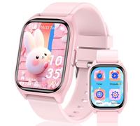 Montre Connectée Enfant - Smartwatch pour Garçons et Filles avec 19 Modes d'Entraînement, Suivi du Sommeil, Compteur de Calories, 14+ Jeux Éducatifs - Idée Cadeau pour Enfants 4 Ans et Plus (Pink)