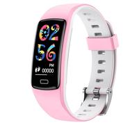 Montre Connectée Enfant Sport Smartwatch - 0.96" Connecté Bracelet Fille Garcon Fitness Tracker Activité avec Etanche Podomètre Tensiometre Moniteur de Sommeil Ecran Tactile Réveil pour Android iOS