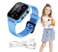 Montre Connectée Enfant Tracker Gps, Montre Intelligente Enfant Etanche, Prise De Photos, Jeux De Réflexion Multiples, Lampe De Poche, Enregistreur, Réveil, 3 À 12 Ans Noël Cadeaux D'anniversaire