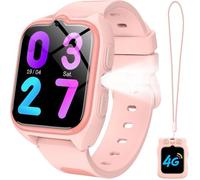 Montre Connectée Enfants 4G | Gps Traceur + Sos Appel Urgence | Batterie | Appels Vidéo Et Chat Vocal |Mode École Et Zones D[WW797]
