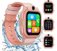 Montre Connectée Enfants, 4g Smartwatch Enfants Avec Gps Ip67 Étanche Appeler Montre Telephone Enfant Avec Wifi, Appel Vidéo, Sos, Réveil, Mode École (Noir, K61)