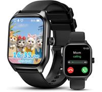 Montre Connectée Enfants,Garçons Et Filles,Adolescents,Avec Fonction D'Appel/Réponse,Podomètre,Météo,Réveil,120+Modes Sporti