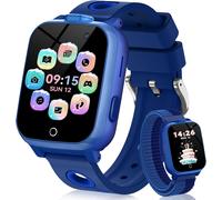 Montre Connectée Enfants - Montre Telephone Enfant Avec Appels Et Réponses, Livres Audio, 30 Jeux, Sos, Cartes D'apprentissage De L'anglais, Mode École, Garçons Et Filles