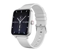 Montre connectée étanche IP65 avec longue autonomie, argent