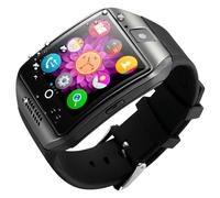 Montre Connectée Étanche IP67 Bluetooth Caméra Cardio Tracker d'Activités Noir
