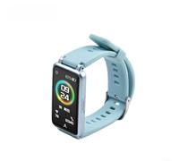 Montre connectée étanche IP67 pour Android et iOS - Tracker de fitness avec moniteur de fréquence cardiaque, compteur de pas, affichage des calories brûlées, autonomie de 2 jours (bleu)