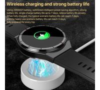 Montre Connectée Étanche IP68 Bluetooth Appels Sport 14 Modes Multi-Fonctions Noir YONIS