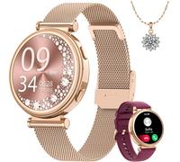 Montre Connectée Femme, 1.27"" Hd Smartwatch Avec Appel, Santé Au Féminin, 120+ Sports, 24H Fréquence Cardiaque, Sommeil, Spo2, Ip68 Podomètre Calorie Fitness Tracker Pour Ios Andro[MON8301612]