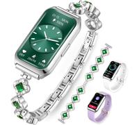 Montre Connectée Femme, 1.47"" HD Montre Intelligente Autonomie Prolongée étanche Sportifs Traqueur d'Activité Suivi du Sommeil SpO2 Oxymétrie pour Android iOS