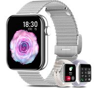 Montre Connectée Femme, 1.85'' Montre Intelligente Avec Appels Bluetooth Notification De Message, Fréquence Cardiaque Spo2 Sommeil, Multi Modes Sportifs, Smartwatch Compatible Avec Android E[Z220]