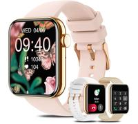 Montre Connectée Femme, 1.85"" Smartwatch Avec Appel Bluetooth, 19 Modes Sportifs, Moniteur De Fréquence Cardiaque/Spo2/Sommeil/V