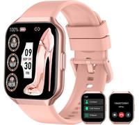 Montre Connectée Femme, 1,96"" Smartwatch 100+ Modes Sportifs Podometre Moniteur de Fréquence Cardiaque Tension artérielle SpO2 Montre Intelligente Bracelet Connecté pour Android iOS