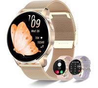 Montre connectée femme - Appel Bluetooth et réponse - Écran tactile HD 1,32"" - 20 modes sportifs