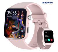 Montre Connectée Femme Appel SmartWatch de Fitness Blackview Tracker d'Activit pour Android iOS Samsung XIAOMI Iphone Rose