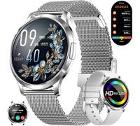 Montre Connectée Femme,Appels Bluetooth,1,32'' Amoled, Suivi Du Sommeil Et Fréquence Cardiaque, 121 Modes Sportifs, Étanchéité Ip68 Pour Ios Android