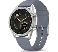 Montre Connectée Femme Avec Appel, 1.27"" Hd Smartwatch Ronde, 123+ Modes, Fitness Tracker Petit, Montre Intelligente Pour Android Ios, Or Clair[MON8301245]