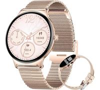 Montre Connectée Femme Avec Appel Bluetooth, 1,43"" Amoled Écran/120+ Modes Sportifs, Spo2/Fréquence Cardiaque/Sommeil Ip68 Étanche Pour Android Ios Rose[MON9262271]