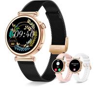 Montre Connectée Femme Avec Appel Bluetooth Smartwatch Ronde 1 27"" 41Mm Pour Petit Poignet 3 Bracelet 100 Modes Sport Sui[WW525]