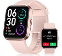 Montre Connectée Femme Avec Appels Bluetooth, 1,7"" Montre Connectée Moniteur De Fréquence Cardiaque/Spo2/Sommeil/Alexa Intégré,