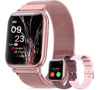 Montre Connectée Femme Avec Appels Bluetooth,1.83 “Multisports Smartwatch Avec Spo2/Cycle Menstruel/Fréquence Cardiaque/Suivi So