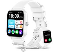 Montre Connectée Femme Avec Appels Bluetooth, 1,85"" Hd Smartwatch Pour Android & Ios, Montre Sport Avec Podomètre, 100+ Modes Sportifs, Sommeil, Fréquence Cardiaque, Cycle Menstrue[MON8300492]