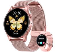 Montre Connectée Femme Avec Appels - Smartwatch Écran Amoled 1,43"" Tactile Hd Moniteur Cardiaque/Spo2/Pression Artérielle/S[MON235]