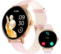 Montre Connectée Femme Avec Réponse/Appel, 1.27" Cadran Dynamique - Fréquence Cardiaque/Sommeil/Spo2, Montre Connectée Femme Pour Samsung/Iphone/Android, Étanche Ip68, 110+ Modes Sport - Rose