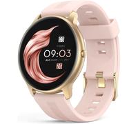 Montre Connectée Femme Bluetooth 5.0 Cardio Sommeil IP68 iOS Android Or Rose