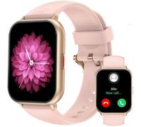 Montre Connectée Femme Bluetooth Sport Smartwatch Android iOS Podomètre Cardio Oxymètre IP68 Rose