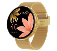 Montre Connectée Femme Élégante Suivi Santé Appel Bluetooth Forever Dorée