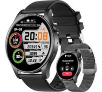 Montre Connectée Femme Homme, 1.43"" Hd Smartwatch Homme Avec 100+ Sports, Montre Sport Pour Repondre Appel, Podometre, Moniteur Cardiofréquencemètre, Compatible Pour Ios Android