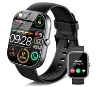 Montre Connectée Femme Homme, 1.91" HD Smartwatch avec Appel Bluetooth, 110+ Sportifs Montre Sport avec Cardiofrequencemetre/SpO2/Sommeil/Podomètre, IP68 Étanche Montre Intelligente pour Android iOS
