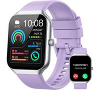 Montre Connectée Femme Homme, 1.96"" Hd Smartwatch Avec Appel Bluetooth, Montre Connectee Etanche Ip68, 113+ Sportifs/Podometre/Fréquence Cardiaque/Sommeil, Montre Intelligente Pour Android I[H17]