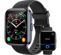Montre Connectée Femme Homme Appel Bluetooth, 1.8\U201D Smartwatch Avec Alexa Intégré, Moniteur De Sommeil Cardiofréquencemètre Spo2, Etanche Ip68 Montre Avec 100 Sportifs Pour Android Ios Cadeaux,N