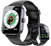 Montre Connectée Femme Homme Avec Alexa Et Appel Bluetooth, 1.8"" Smartwatch Avec Podometre,Moniteur De Fréquence Cardiaque,Spo2,Suivi Du Sommeil,100+ Modes Sportifs,Ip68 Étanche,Pour Ios And[Z2073]